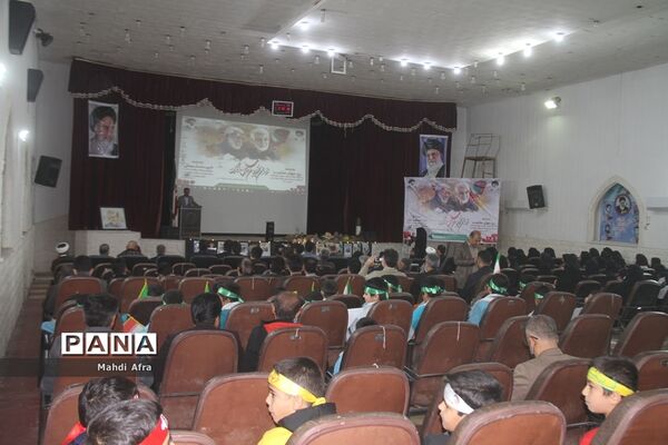برگزاری سومین سالگرد شهادت حاج قاسم سلیمانی در تالار معلم شهرستان بهبهان