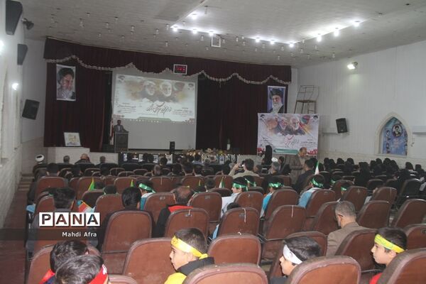 برگزاری سومین سالگرد شهادت حاج قاسم سلیمانی در تالار معلم شهرستان بهبهان