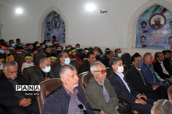 برگزاری سومین سالگرد شهادت حاج قاسم سلیمانی در تالار معلم شهرستان بهبهان