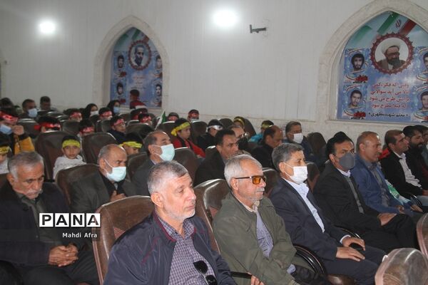 برگزاری سومین سالگرد شهادت حاج قاسم سلیمانی در تالار معلم شهرستان بهبهان