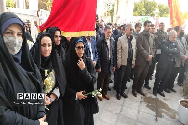 تجدید پیمان فرزندان حاج قاسم با شهدا در شیراز