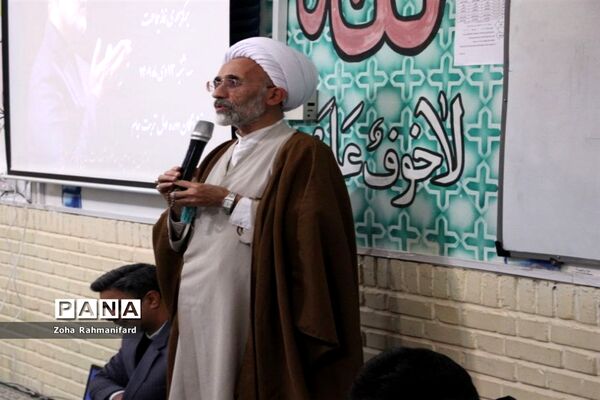 گرامیداشت سومین سالگرد مراسم شهید سردار سلیمانی در دبیرستان فرزانگان دوره اول تربت‌ جام