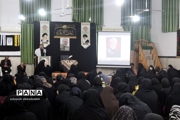 مراسم سالگرد شهادت سردار سلیمانی در گلوگاه
