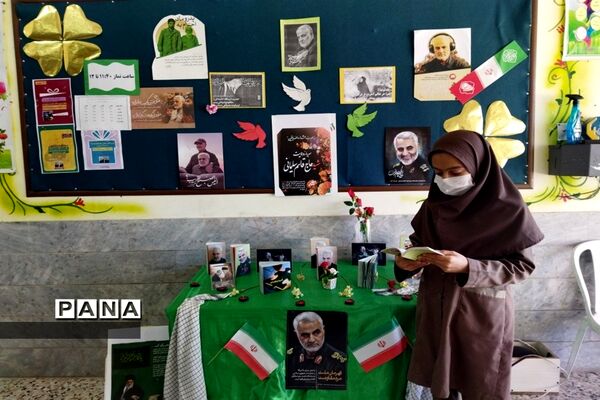 برگزاری آیین سوگواری سومین سالگرد شهادت حاج قاسم سلیمانی در مدارس شهرستان کاشمر