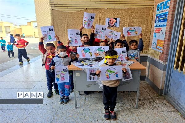برگزاری مراسم گرامیداشت سالگرد شهادت حاج قاسم سلیمانی در مدارس شهرستان بهبهان