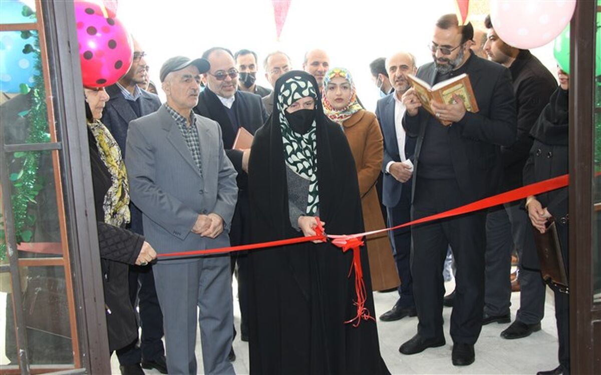 افتتاح دبستان شش کلاسه حسین حاجی رفیعی درقزوین