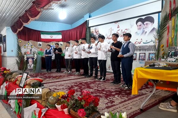 یادواره شهدای فرهنگی، دانش‌آموزی و سالگرد شهادت سردار دل‌ها در قائمشهر