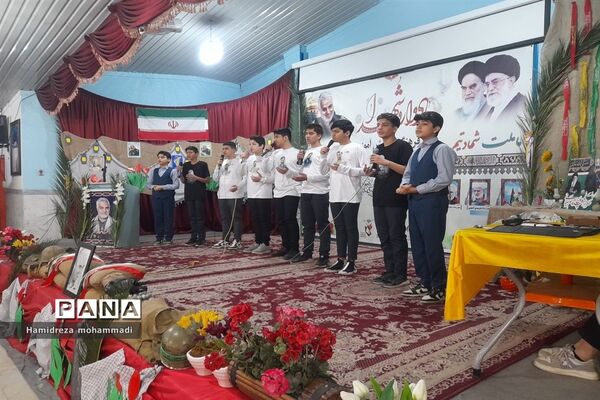 یادواره شهدای فرهنگی، دانش‌آموزی و سالگرد شهادت سردار دل‌ها در قائمشهر