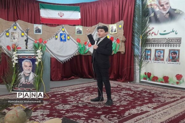 یادواره شهدای فرهنگی، دانش‌آموزی و سالگرد شهادت سردار دل‌ها در قائمشهر