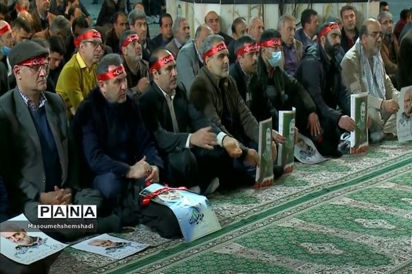 تجدید میثاق فرهنگیان  منطقه ۱۲ با حاج قاسم