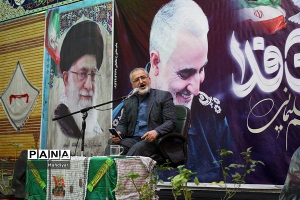 برگزاری مراسم با شکوه سومین سالگرد شهادت سردار قاسم سلیمانی در بخش جوادآباد