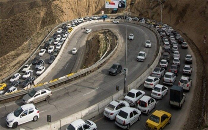 کاهش‌۱۳.۶ درصدی تردد در محورهای برون‌شهری نسبت به روز قبل 