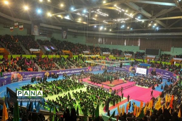 اجتماع بزرگ دختران حاج قاسم در ورزشگاه آزادی