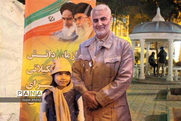 برپایی ایستگاه صلواتی توسط سازمان دانش‌آموزی استان سمنان‌