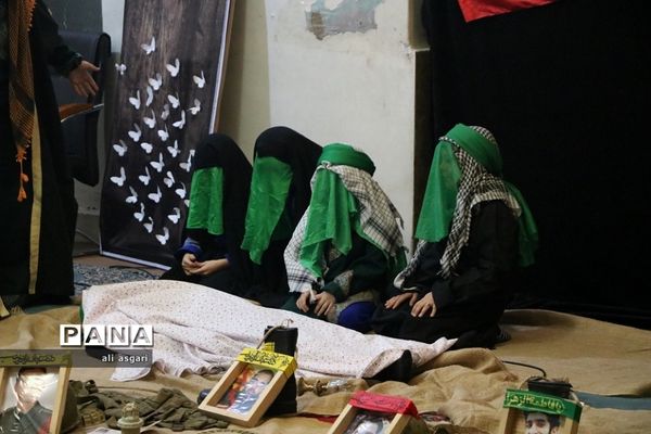 دختران شهریاری در سوگ رحلت حضرت ام البنین (س)