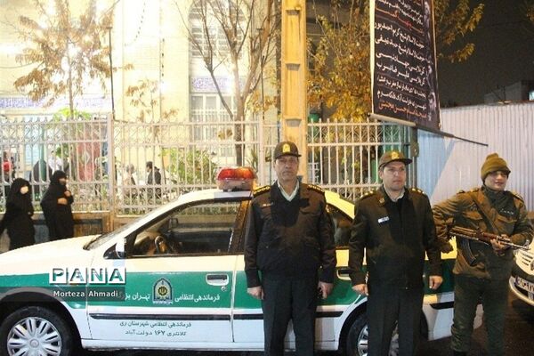 مراسم تشییع شهید گمنام در مسجد امام حسن مجتبی (ع) در دولت‌آباد