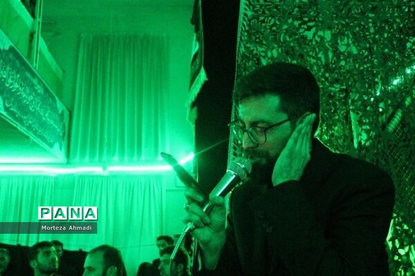 مراسم تشییع شهید گمنام در مسجد امام حسن مجتبی (ع) در دولت‌آباد