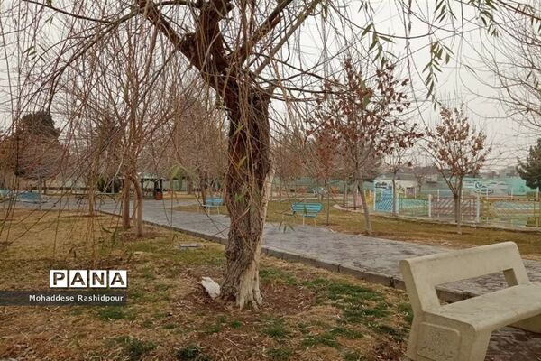 طبیعت زیبای بوستان شهید ندایی شهرستان اسلامشهر