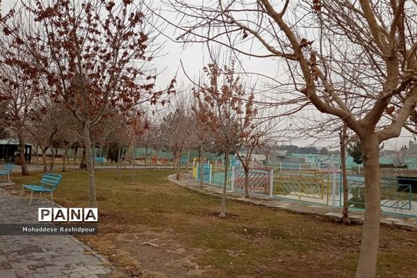 طبیعت زیبای بوستان شهید ندایی شهرستان اسلامشهر