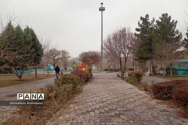 طبیعت زیبای بوستان شهید ندایی شهرستان اسلامشهر