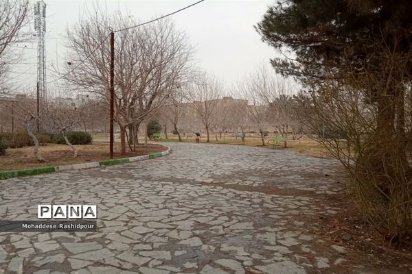 طبیعت زیبای بوستان شهید ندایی شهرستان اسلامشهر