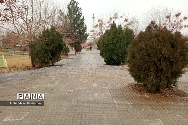 طبیعت زیبای بوستان شهید ندایی شهرستان اسلامشهر