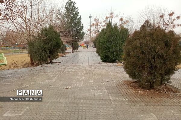 طبیعت زیبای بوستان شهید ندایی شهرستان اسلامشهر