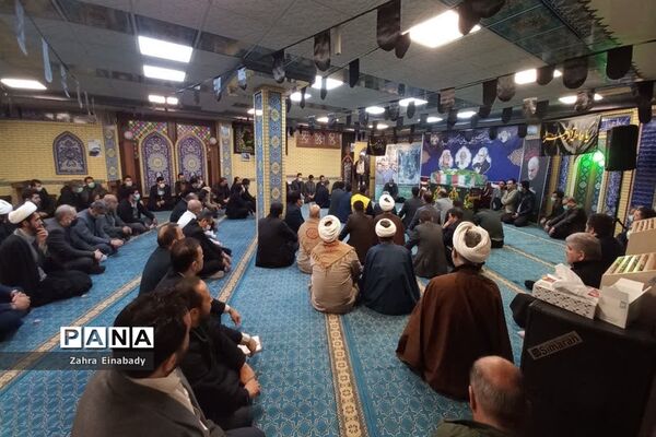 تشییع پیکر شهید گمنام در ادارات شهرستان ملارد