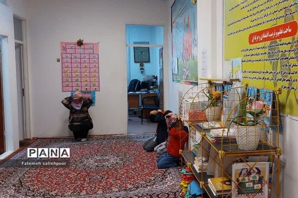 برگزاری مانور زلزله در اداره آموزش و پرورش شهرستان قرچک