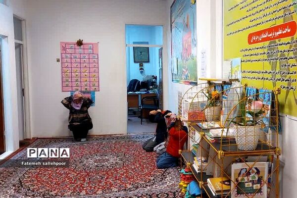 برگزاری مانور زلزله در اداره آموزش و پرورش شهرستان قرچک