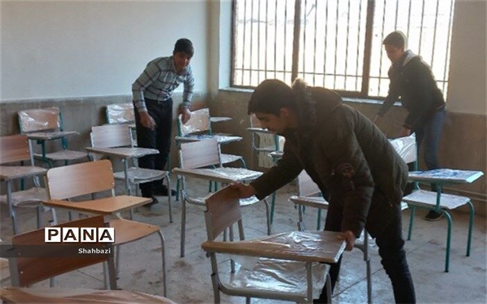 تجهیز دو کلاس از مدرسه آزادی گهرو با همکاری شورای دانش‌آموزی