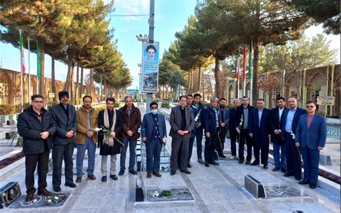 آغاز کار مدیر جدید نیشابور با تجدید میثاق با شهدا