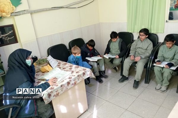 برگزاری امتحانات مرحله آموزشگاهی قرآن و عترت در رودهن