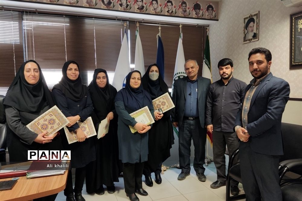 تجلیل از بانوان شاغل در سازمان دانش‌آموزی فارس به‌مناسبت بزرگداشت مقام زن و میلاد حضرت زهرا (س)