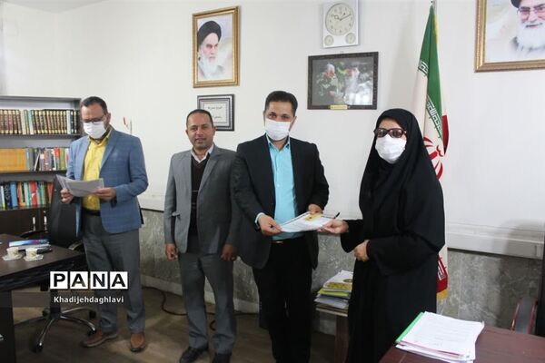 تقدیر از بانوان فرهنگی آموزش و پرورش شهرستان حمیدیه