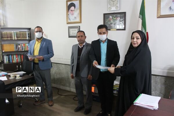 تقدیر از بانوان فرهنگی آموزش و پرورش شهرستان حمیدیه