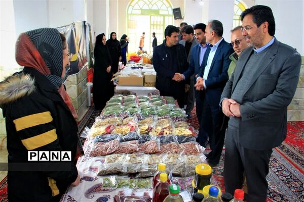 افتتاح نمایشگاه صنایع‌دستی، محصولات خانگی و غذای محلی در ابرکوه