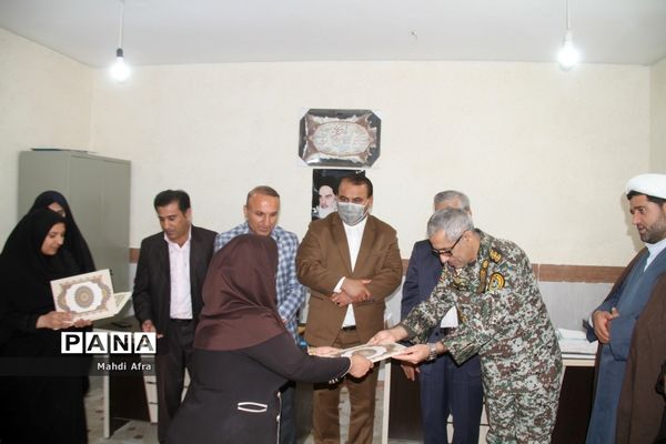 بازدید از دبستان سپهبد شهید قره‌نی پدافند هوایی شهرستان بهبهان