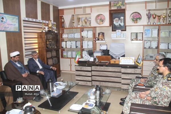 بازدید از دبستان سپهبد شهید قره‌نی پدافند هوایی شهرستان بهبهان