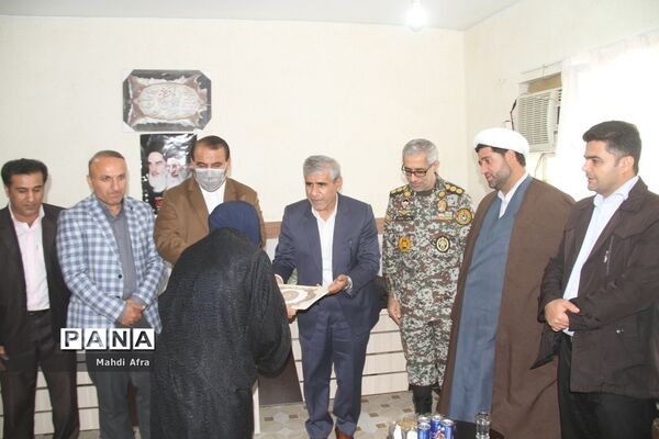 بازدید از دبستان سپهبد شهید قره‌نی پدافند هوایی شهرستان بهبهان