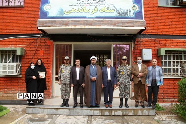 بازدید از دبستان سپهبد شهید قره‌نی پدافند هوایی شهرستان بهبهان