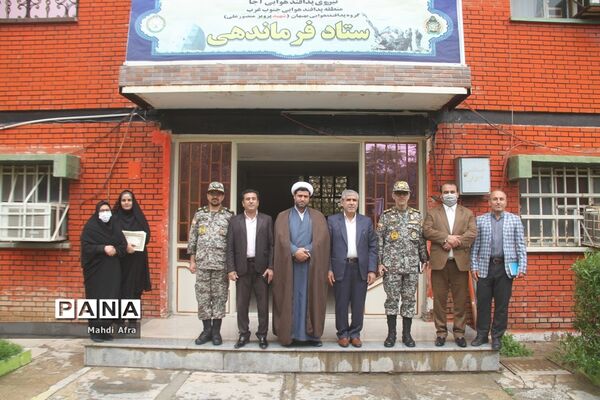 بازدید از دبستان سپهبد شهید قره‌نی پدافند هوایی شهرستان بهبهان