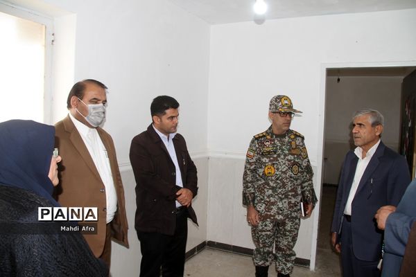 بازدید از دبستان سپهبد شهید قره‌نی پدافند هوایی شهرستان بهبهان