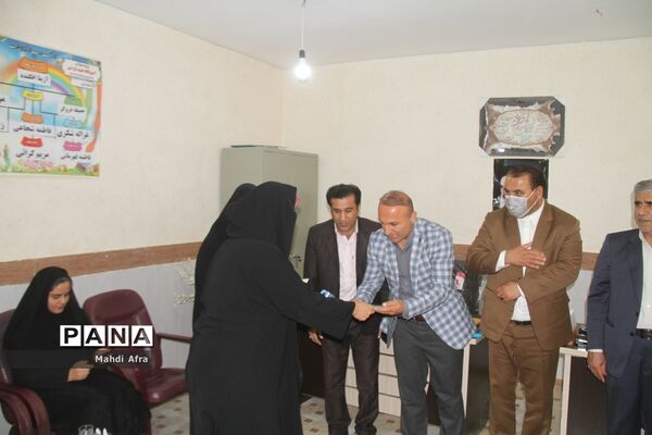 بازدید از دبستان سپهبد شهید قره‌نی پدافند هوایی شهرستان بهبهان