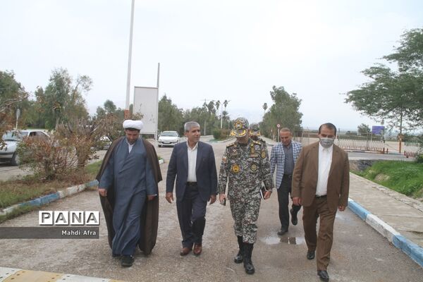 بازدید از دبستان سپهبد شهید قره‌نی پدافند هوایی شهرستان بهبهان