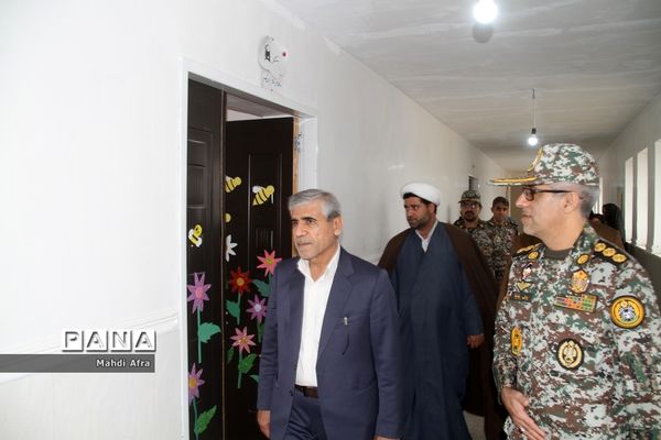 بازدید از دبستان سپهبد شهید قره‌نی پدافند هوایی شهرستان بهبهان