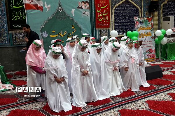 برگزاری مراسم جشن تکلیف دختران فاطمی در کارون
