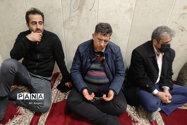 مراسم وداع با پیکر پاک شهید گمنام دفاع مقدس در اردوگاه امام صادق(ع) دماوند
