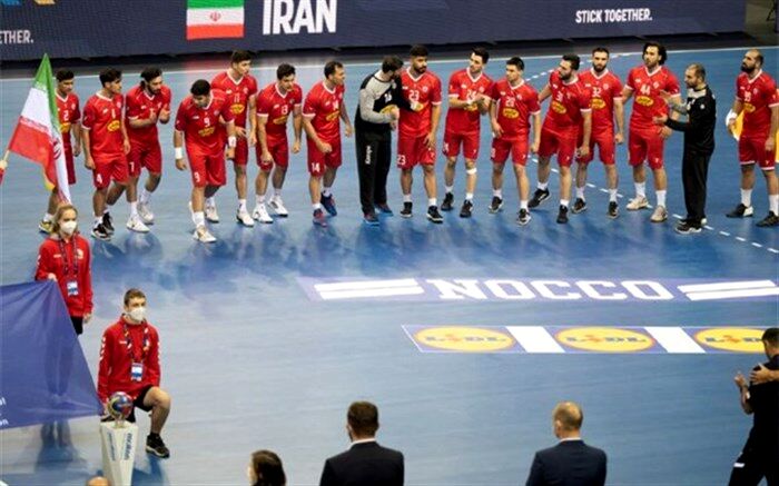شکست هندبال ایران مقابل اسلوونی در قهرمانی جهان