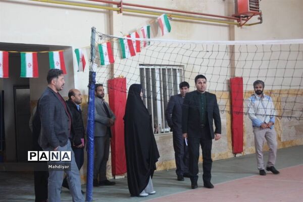 بازدید از سالن ورزشی امیر المومنین(ع) در مدرسه طریقت شهر جوادآباد